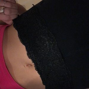 Victoria secret lace waist leggings xs